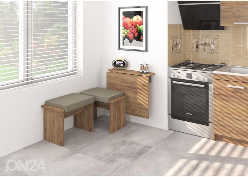 Klapplaud Conna 70x70 cm suurendatud