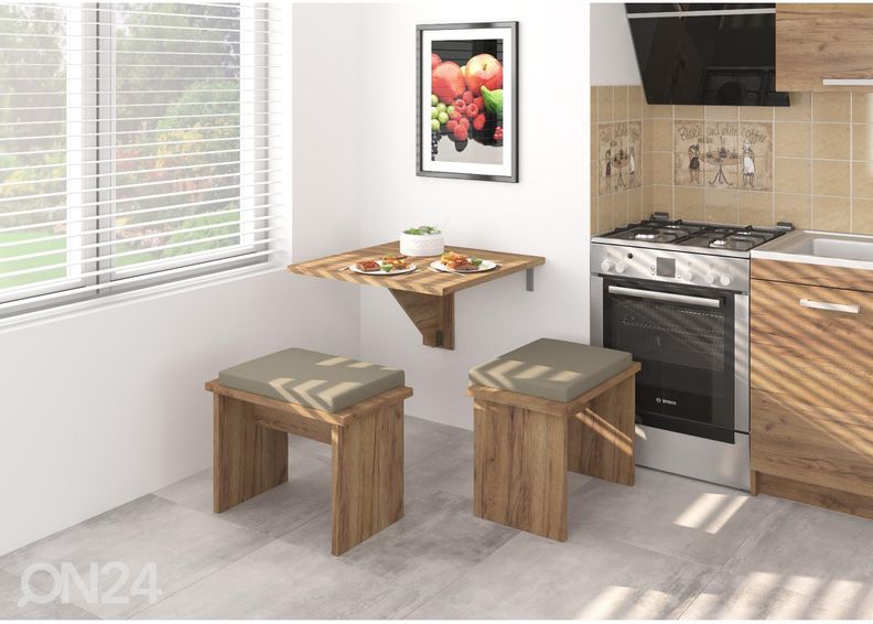 Klapplaud Conna 70x70 cm suurendatud