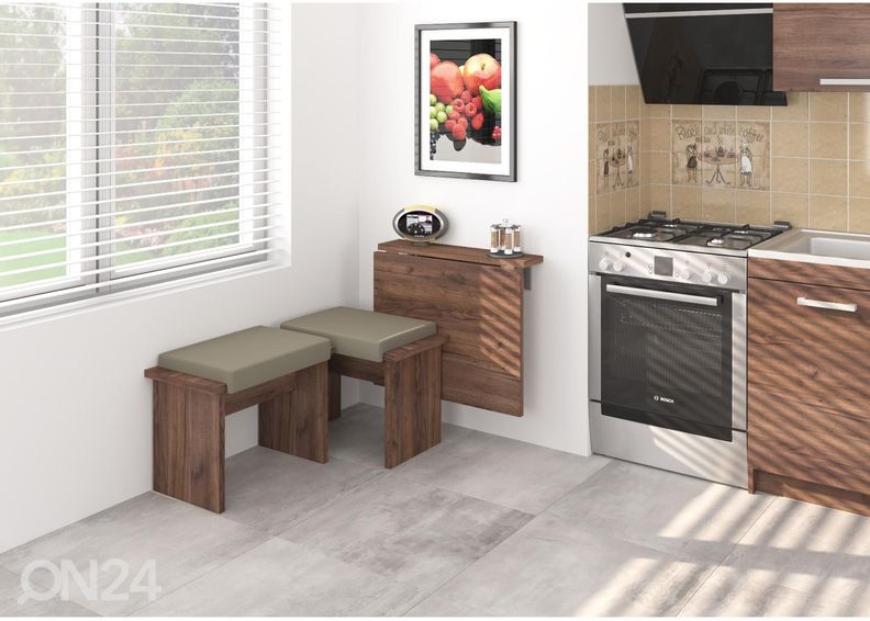 Klapplaud Conna 70x70 cm suurendatud