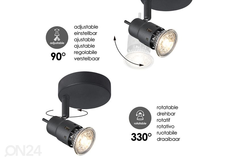 Kohtvalgusti Cilindro suurendatud