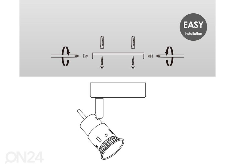 Kohtvalgusti Cilindro suurendatud