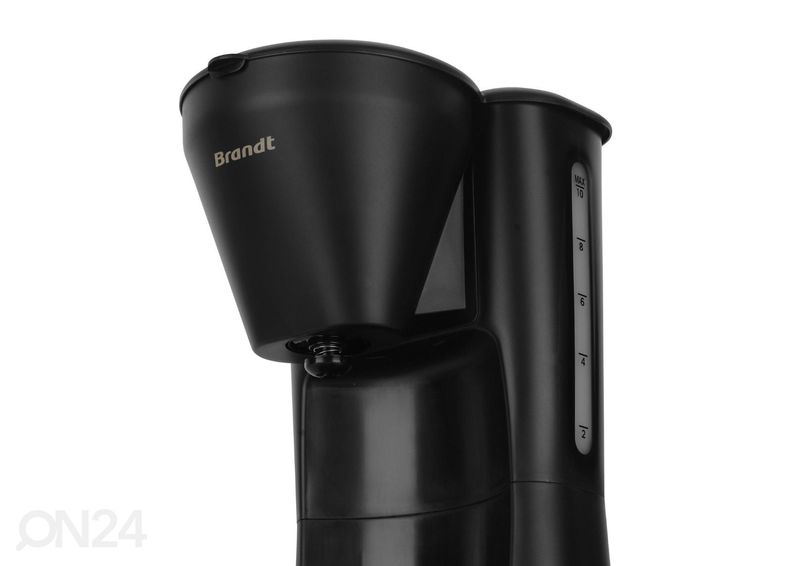 Kohvimasin Brandt Classic CAF125B must suurendatud