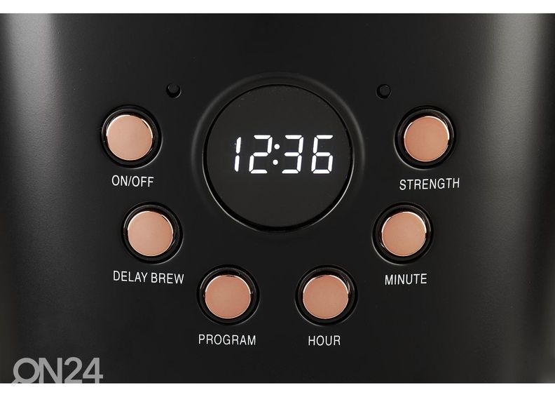 Kohvimasin Haden Black&Copper 1,8 L, must suurendatud