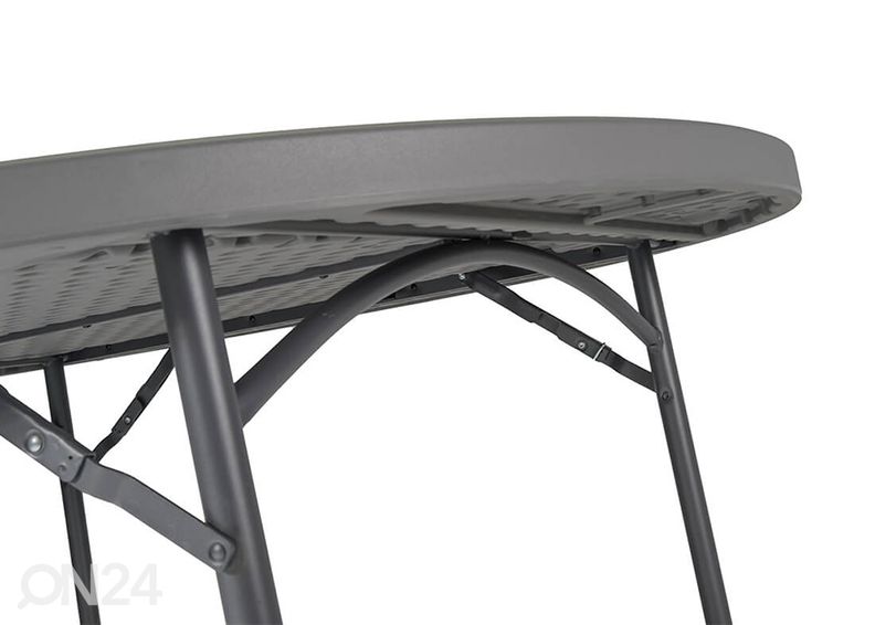 Kokkupandav aialaud Ø 120 cm suurendatud