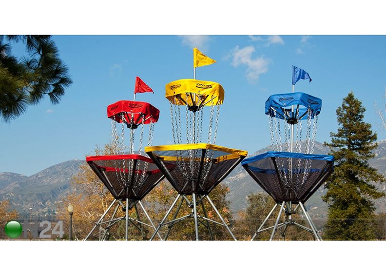 Kokkupandav discgolfi korv suurendatud