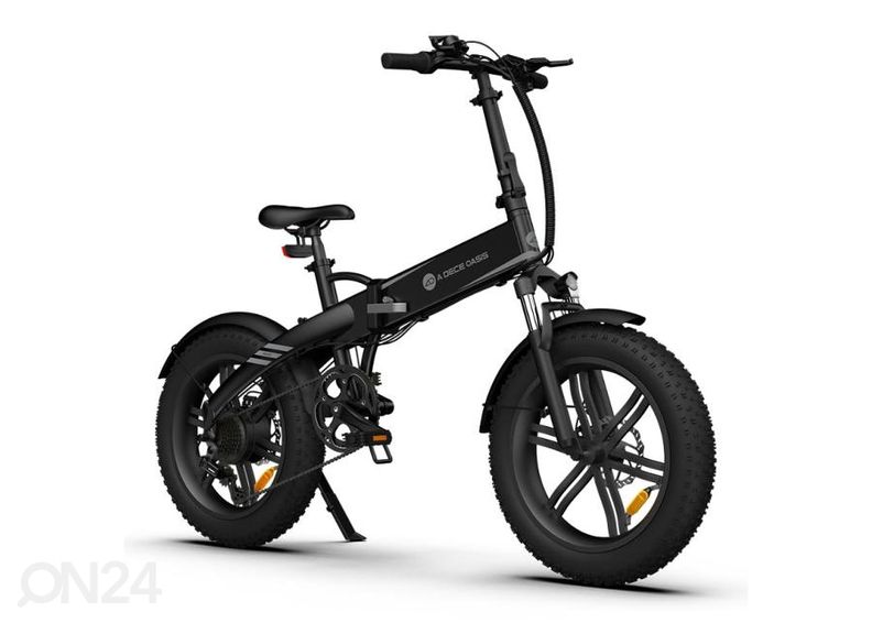 Kokkupandav elektrijalgratas ADO A20F BEAST, must suurendatud