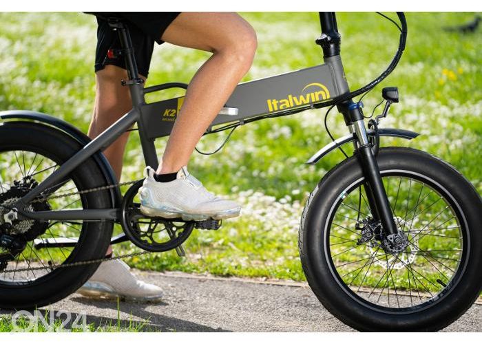 Kokkupandav elektrijalgratas ITALWIN K2 XL (36V / 10,5 Ah), valge suurendatud