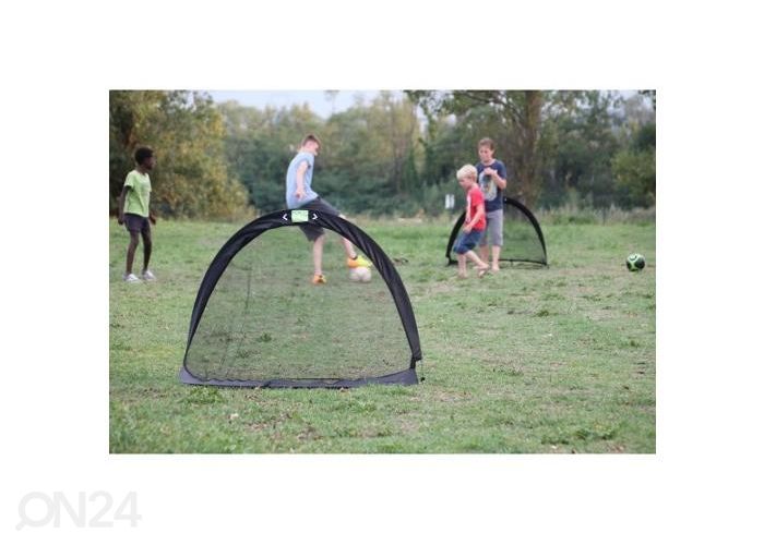 Kokkupandavad jalgpalliväravad EXIT Flexx 120x80 cm 2 tk suurendatud