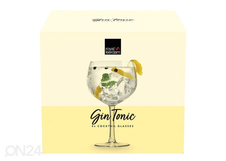 Kokteiliklaas Gin Tonic 65 cl, 4 tk suurendatud