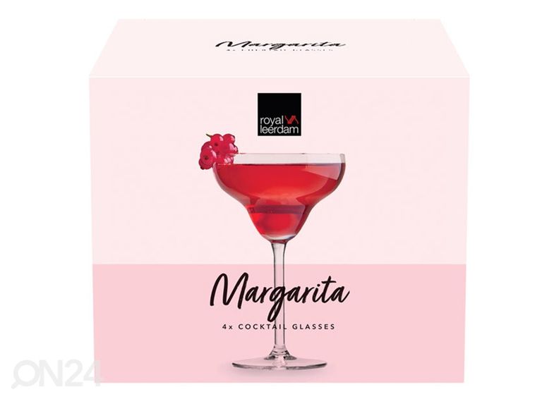 Kokteiliklaas Margarita 30 cl, 4 tk suurendatud