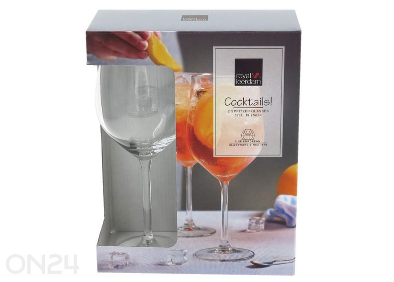 Kokteiliklaas Spritzer 62 cl, 2 tk suurendatud
