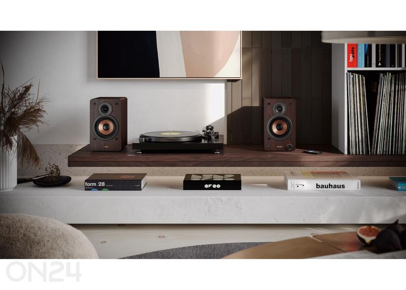 Kõlarid Sharp, 60W RMS, Bluetooth, pruun suurendatud