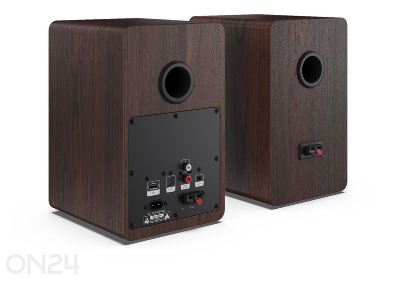 Kõlarid Sharp, 60W RMS, Bluetooth, pruun suurendatud