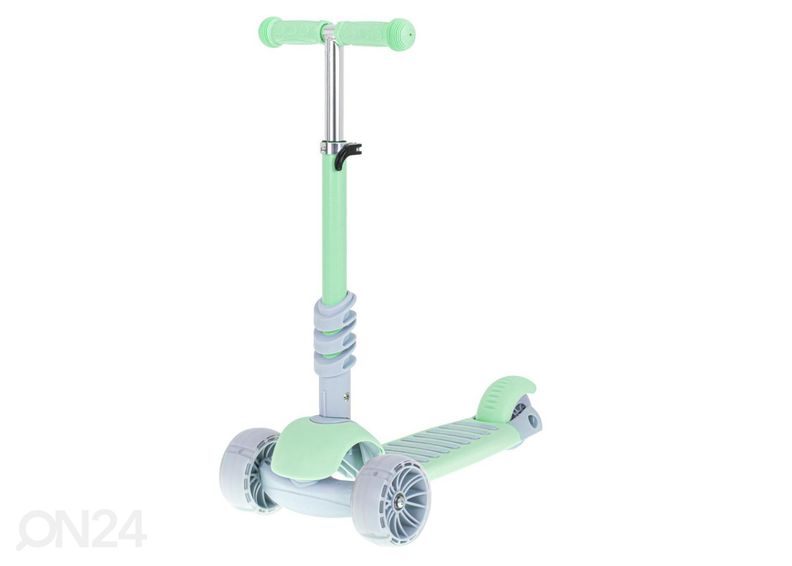 Kolmerattaline tõukeratas koos istme ja LED tuledega suurendatud