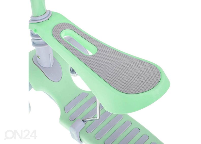 Kolmerattaline tõukeratas koos istme ja LED tuledega suurendatud