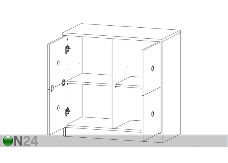 Kompaktvoodi Lenny 90x200 cm suurendatud