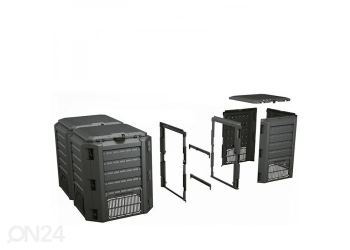 Komposter 2-osaga Compo 800 L suurendatud