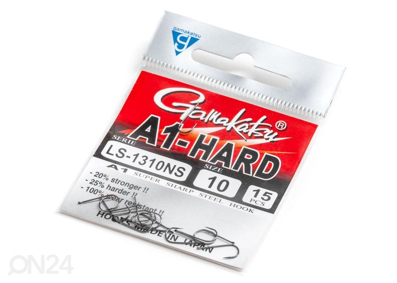 Konks Gamakatsu A1 Ls-1310Ns s10 15 tk suurendatud