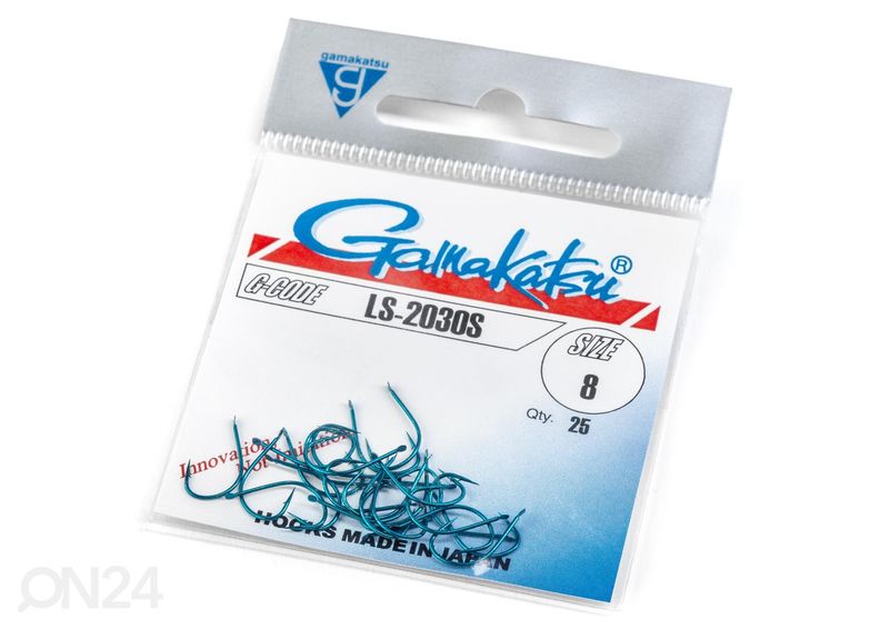 Konks Gamakatsu Ls-2036S s8 25tk suurendatud