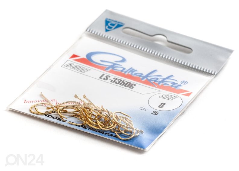 Konks Gamakatsu Ls3350G s8 25 tk suurendatud