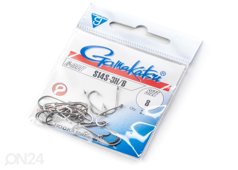 Konks Gamakatsu S14S-3H/B s10 25tk suurendatud