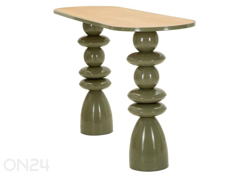 Konsoollaud, 150x45x77.5 cm, roheline suurendatud