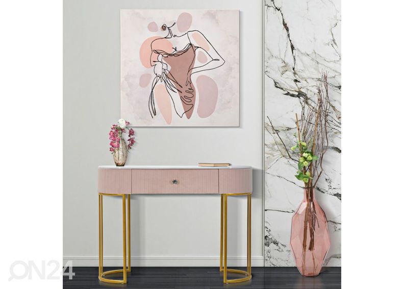 Konsoollaud Glam, roosa suurendatud