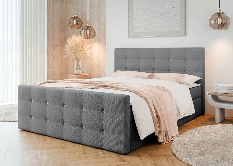 Kontinentaalvoodi Alabama 160x200 cm suurendatud