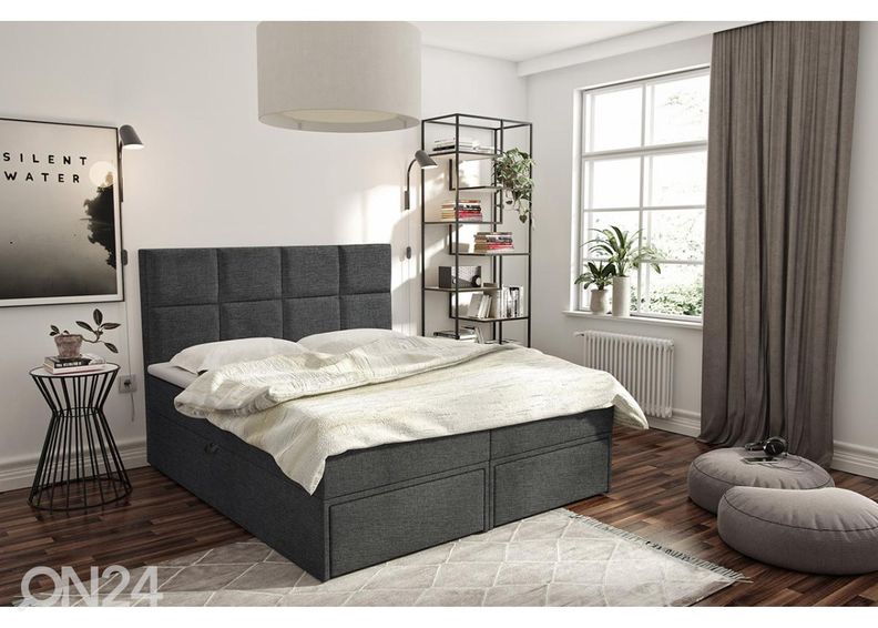 Kontinentaalvoodi Dakota 160x200 cm suurendatud