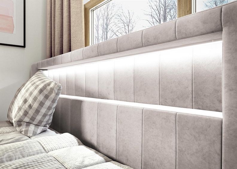 Kontinentaalvoodi Gold II 80x200 cm suurendatud