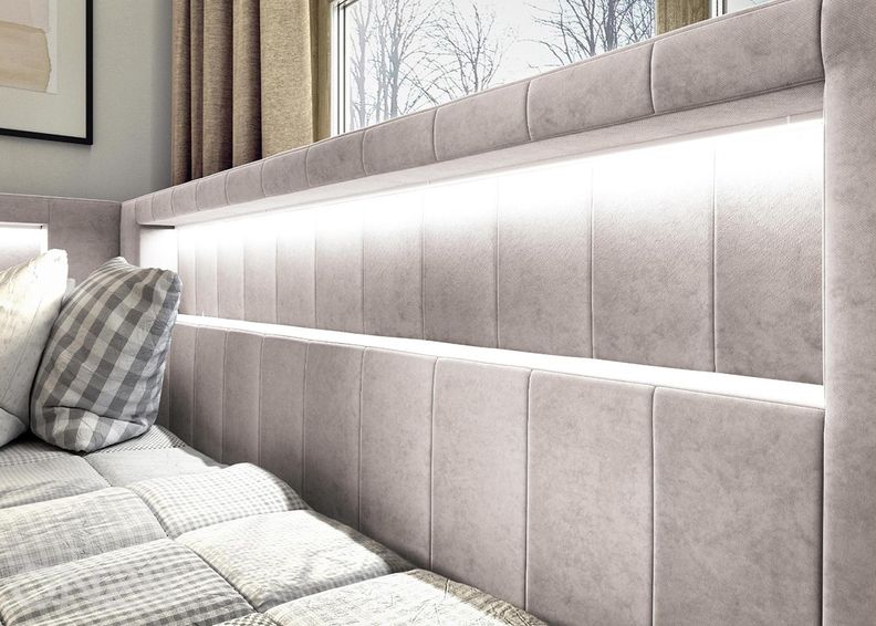 Kontinentaalvoodi Gold III 80x200 cm suurendatud