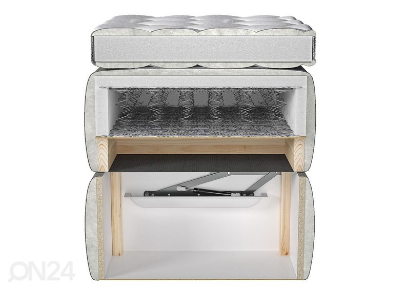 Kontinentaalvoodi Orlando 140x200 cm suurendatud