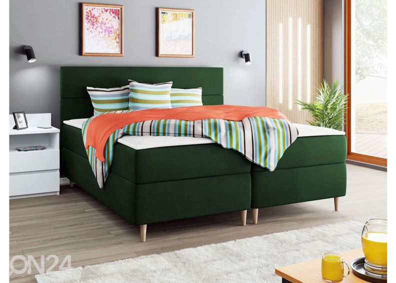 Kontinentaalvoodi pesukastiga Indiana 180x200 cm suurendatud