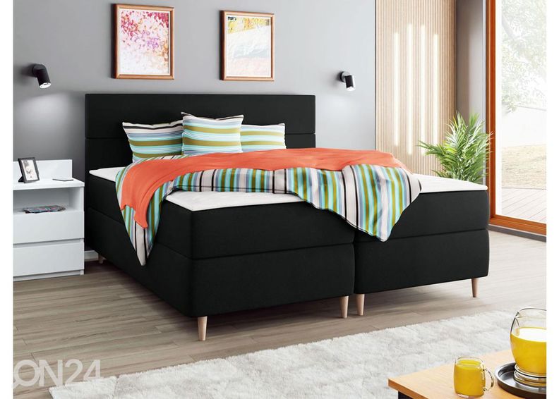 Kontinentaalvoodi pesukastiga Indiana 180x200 cm suurendatud