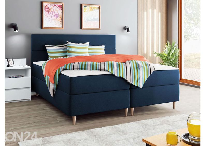 Kontinentaalvoodi pesukastiga Indiana 180x200 cm suurendatud