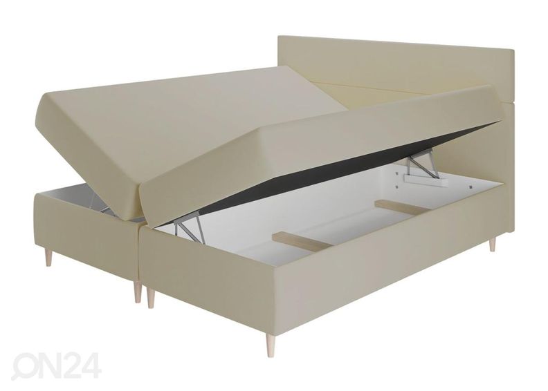 Kontinentaalvoodi pesukastiga Indiana 180x200 cm suurendatud