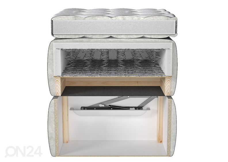 Kontinentaalvoodi Springfield 160x200 cm suurendatud