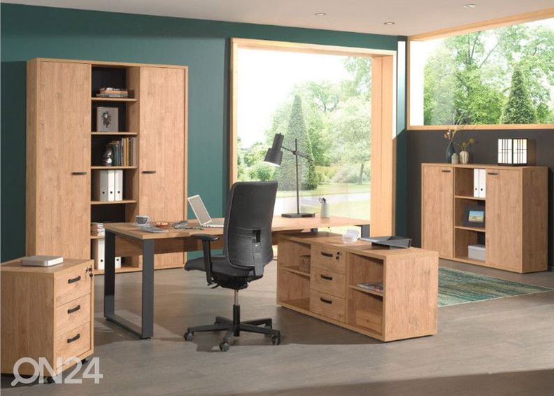 Kontorikapp / sahtliboks Capo, kuldne tamm suurendatud