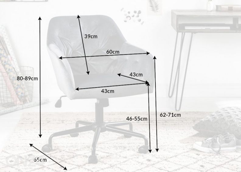 Kontoritool Dutch Comfort suurendatud