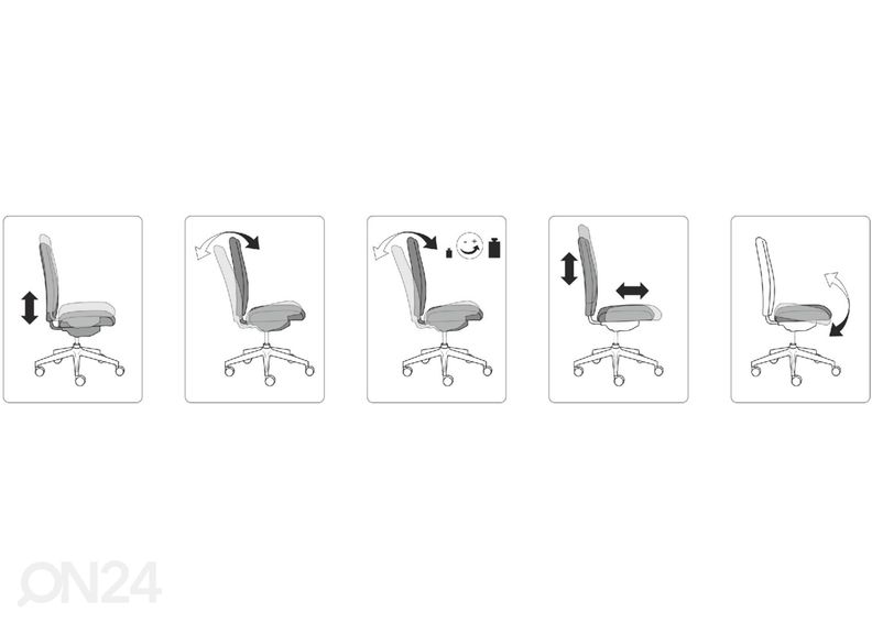 Kontoritool Gabri Executive suurendatud