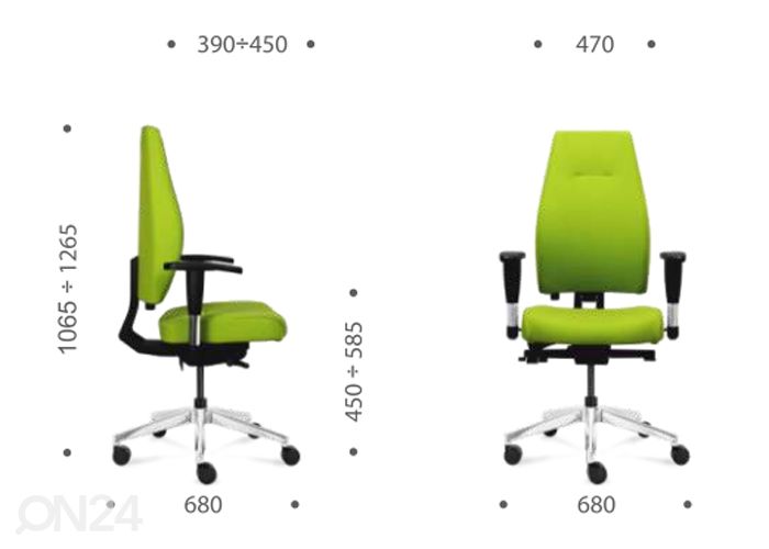 Kontoritool Magna Executive suurendatud