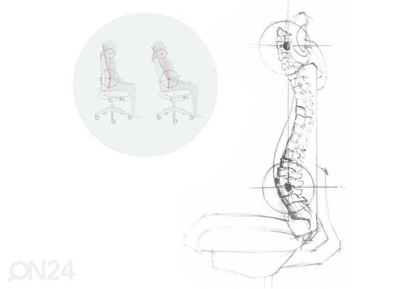Kontoritool Magna Executive PDH suurendatud