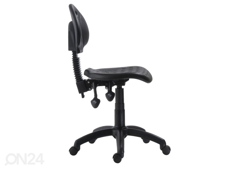 Kontoritool PU Asyn must suurendatud