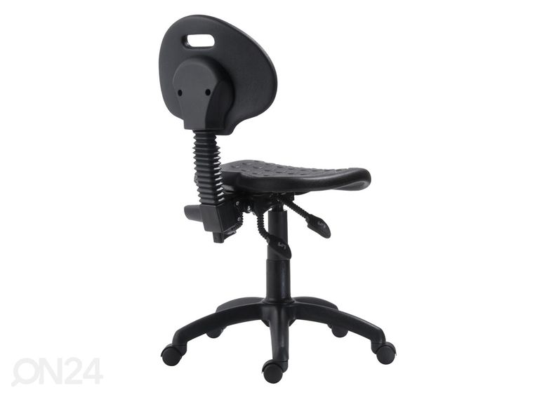 Kontoritool PU Asyn must suurendatud