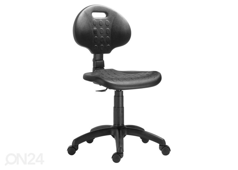 Kontoritool PU Mek must suurendatud