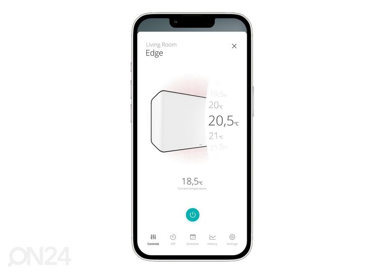 Konvektor radiaator Duux Edge 2000 Smart DXCH15, valge suurendatud