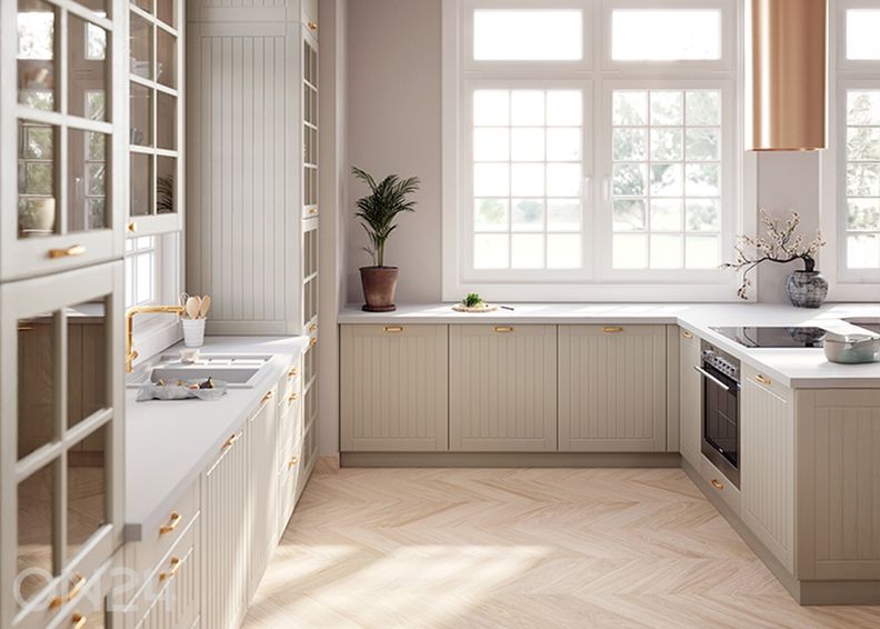 Köögi nurgakapp ustega, 90x90 cm suurendatud