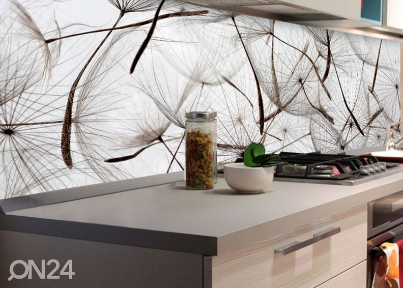 Köögi tagasein Dandelion Seeds 180x60 cm suurendatud