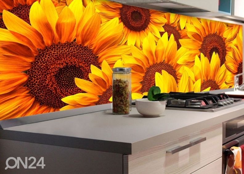 Köögi tagasein Helianthus 260x60 cm suurendatud