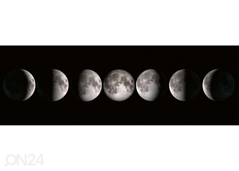 Köögi tagasein Moon phases 180x60 cm suurendatud